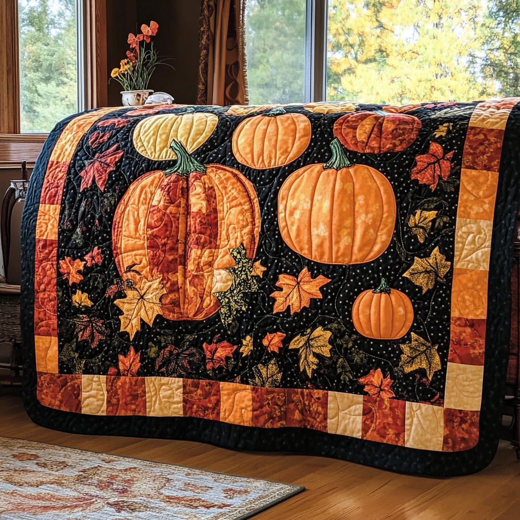 Pumpkin TAI021024024 Quilt Blanket