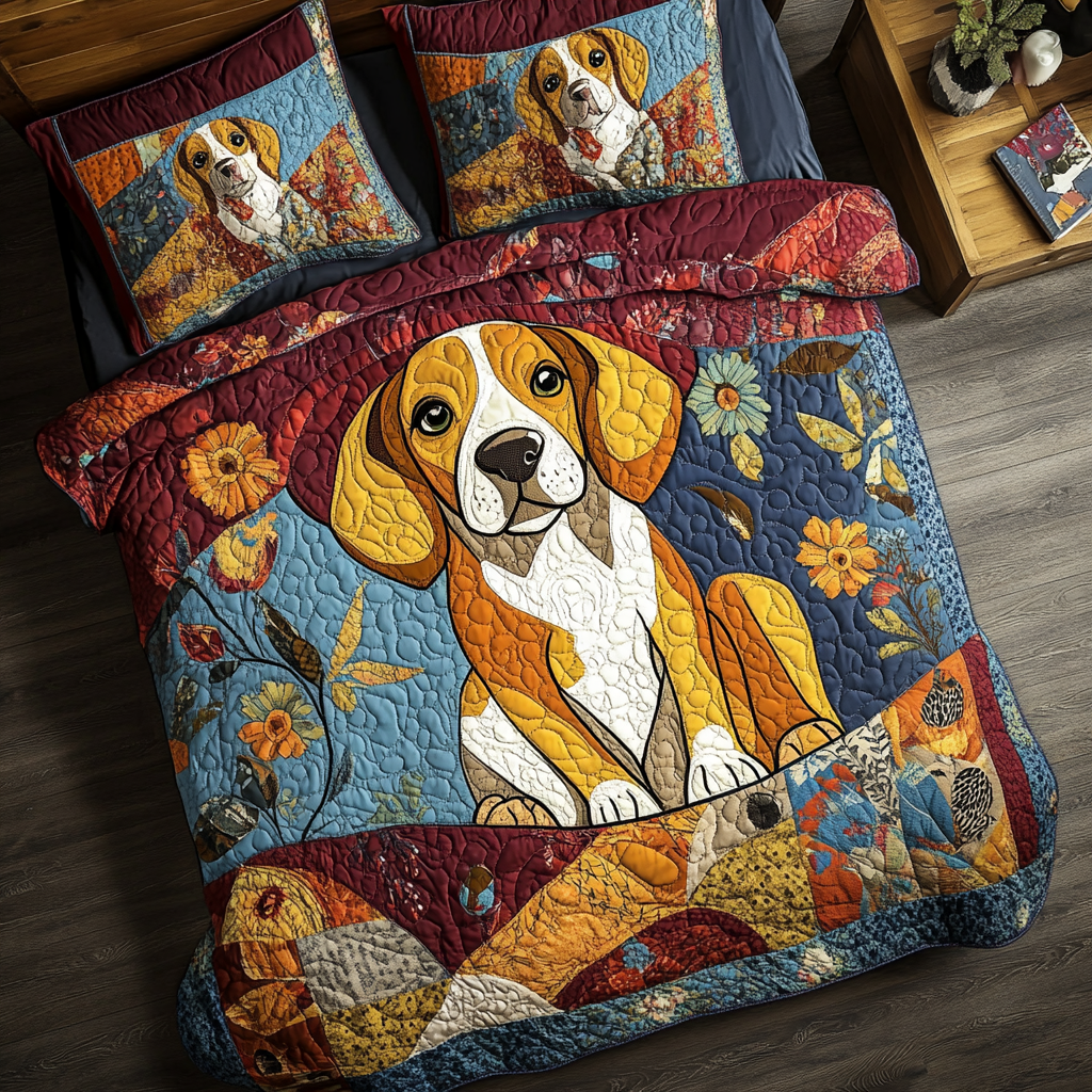 Beagle TAI181024288 Quilt Bedding Set