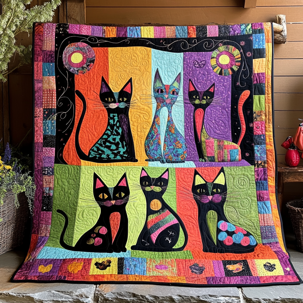 Cat TAI181024056 Quilt Blanket