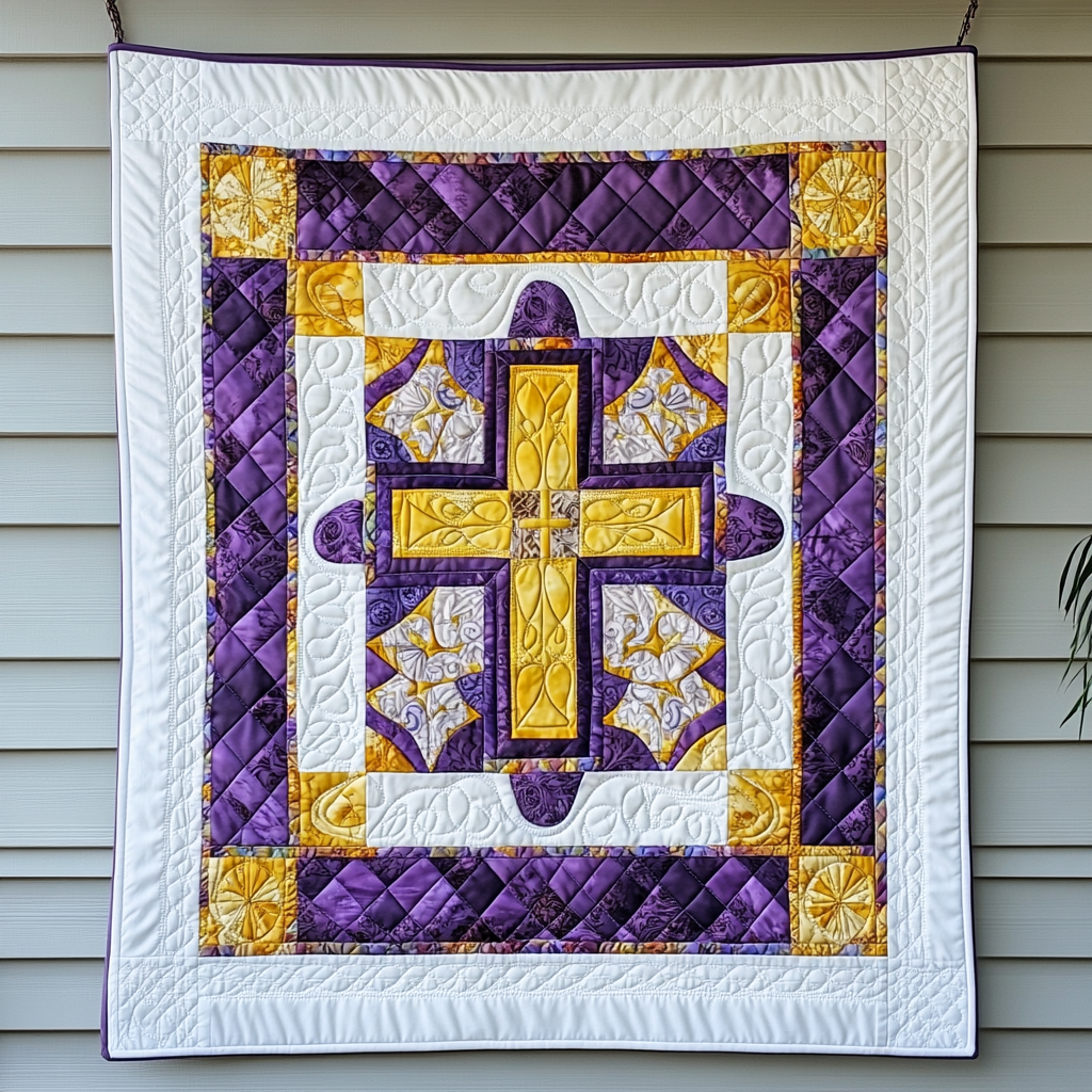 Christian Cross DAI231124058 Quilt Blanket