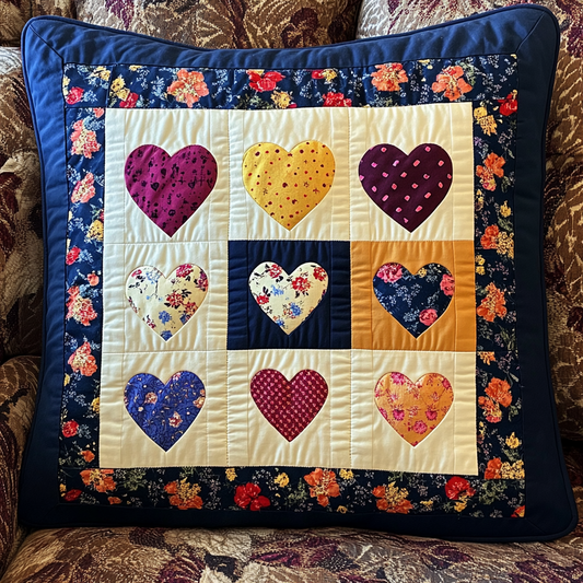 Heart DAI230924155 Quilted Pillow Case