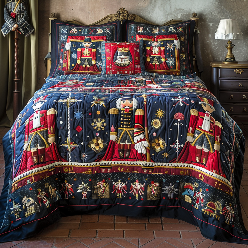 Christmas Nutcracker TAI251124154 Quilt Bedding Set