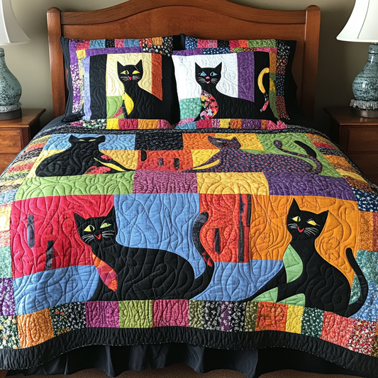 Cat TAI181024094 Quilt Bedding Set