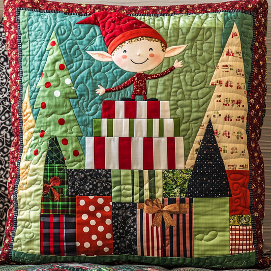 Christmas Elf DAI201124476 Quilted Pillow Case