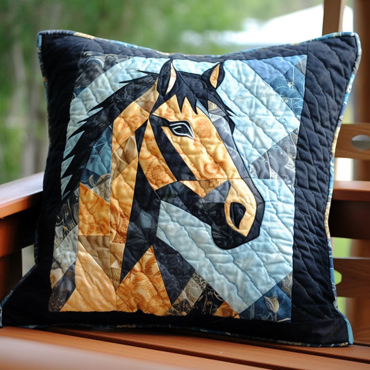 Horse TAI020324276 Quilted Pillow Case