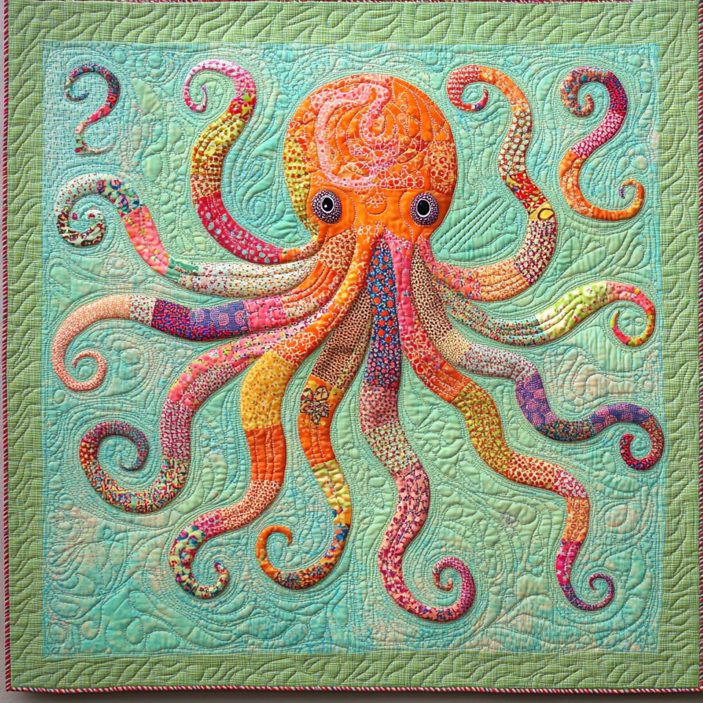 Octopus DAI040924213 Quilt Blanket