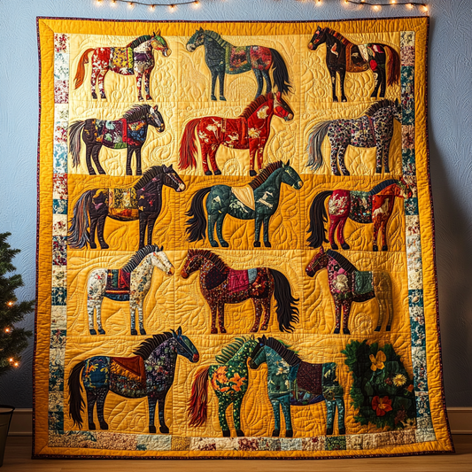 Horse TAI091024084 Quilt Blanket