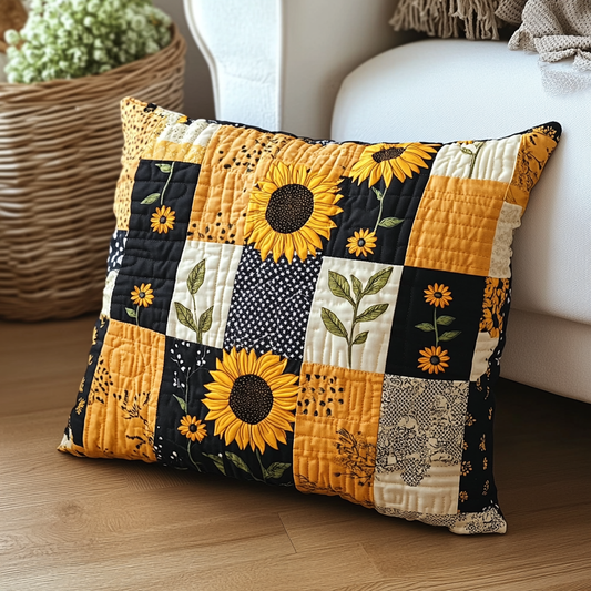 Sunflower TAI181024554 Quilted Pillow Case