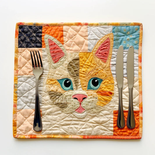 Cat TAI30112317 Quilted Placemats