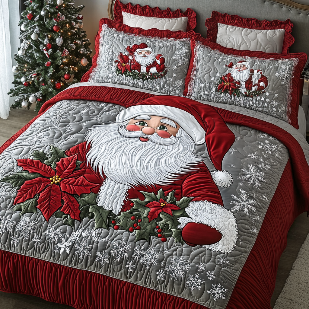 Christmas Santa TAI141124085 Quilt Bedding Set