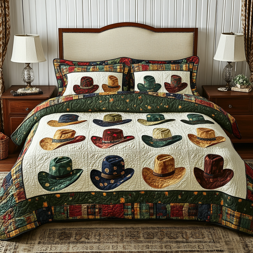 Cowboy Hat DAI280824260 Quilt Bedding Set