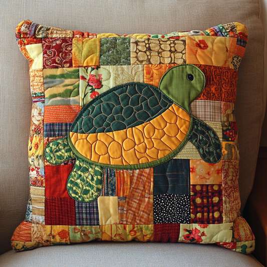 Turtle TAI130824182 Quilted Pillow Case