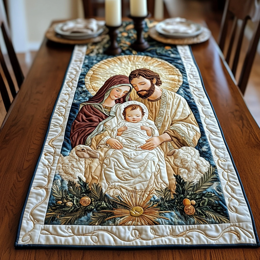 Nativity Scene TAI021024331 Quilted Table Runner