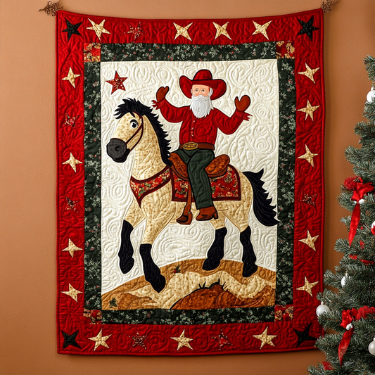 Christmas Cowboy DAI111124442 Quilt Blanket