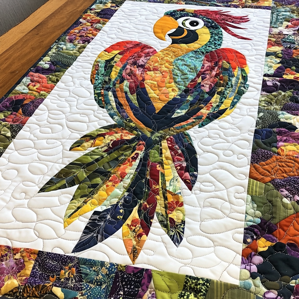 Parrot DAI281124172 Quilted Table Runner