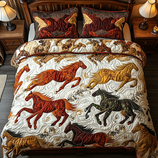 Horse TAI041024550 Quilt Bedding Set