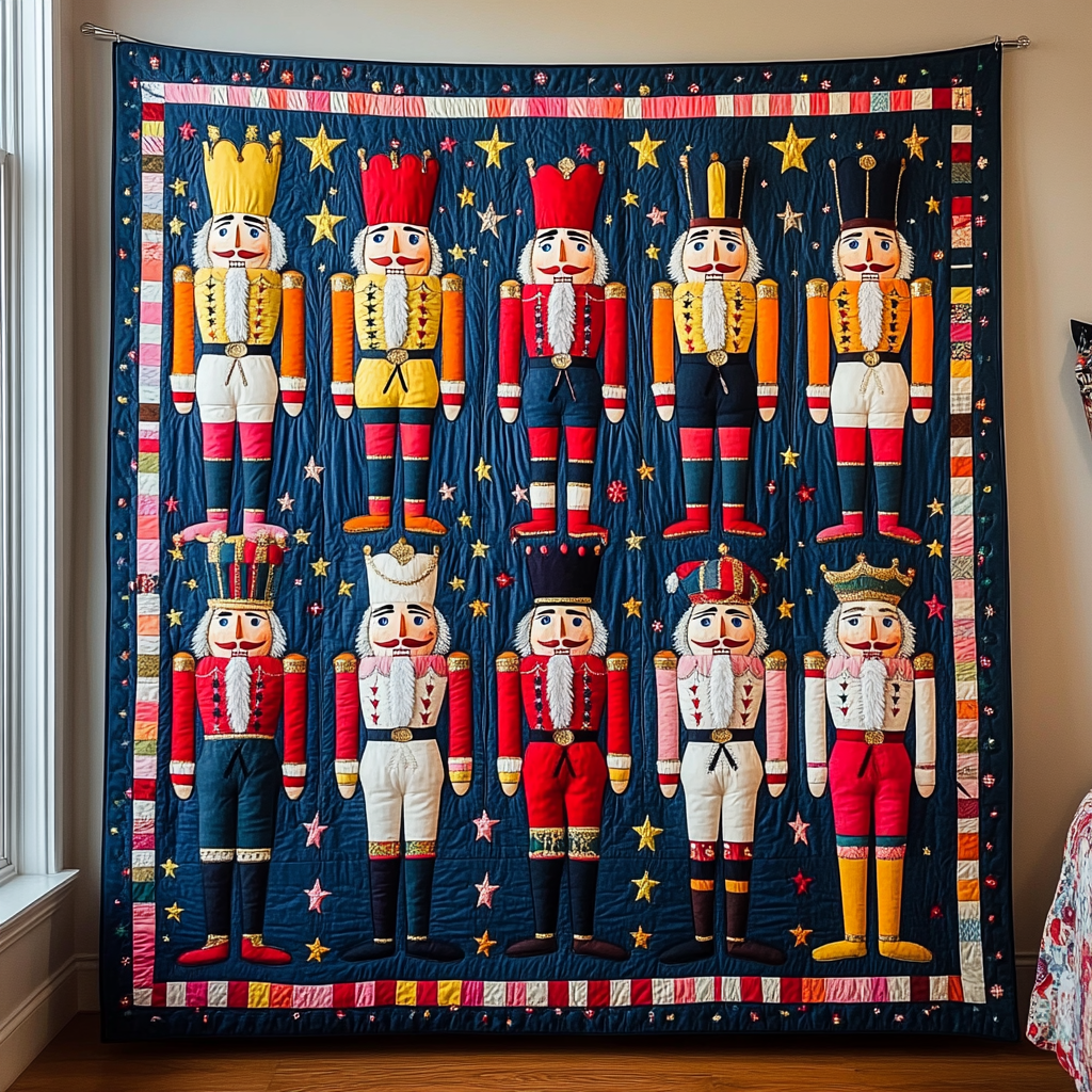 Christmas Nutcracker TAI121024068 Quilt Blanket