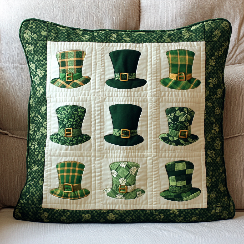 St Patrick's Day DAI051224147 Quilted Pillow Case