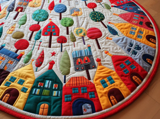 Village TAI221223023 Quilted Round Mat