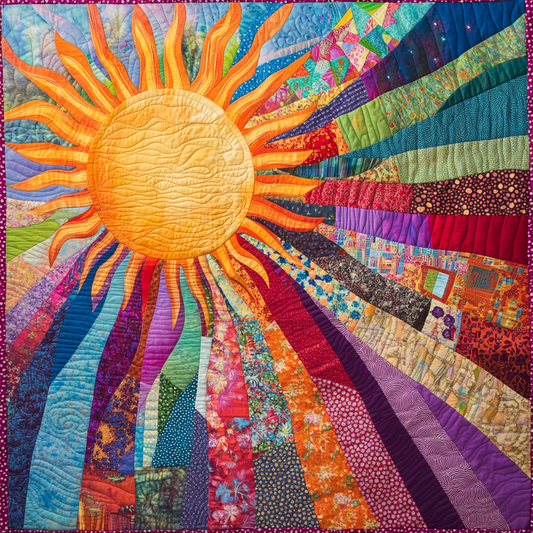 Hippie Sun TAI181024011 Quilt Blanket