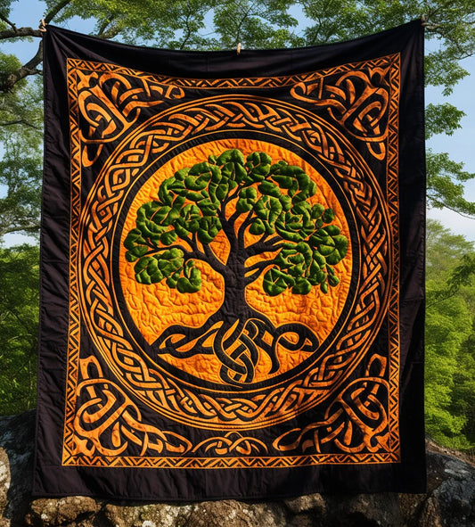 Celtic Tree Of Life BL10112334 Quilt Blanket