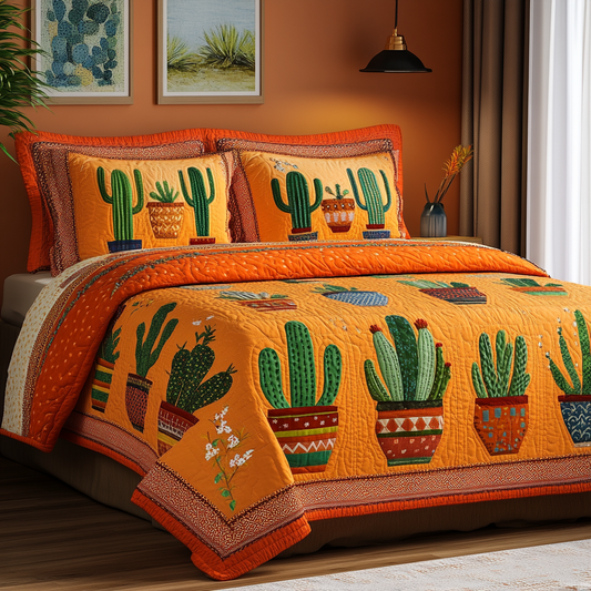 Cactus DAI190824229 Quilt Bedding Set