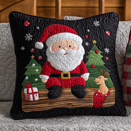 Christmas Santa TAI201124455 Quilted Pillow Case