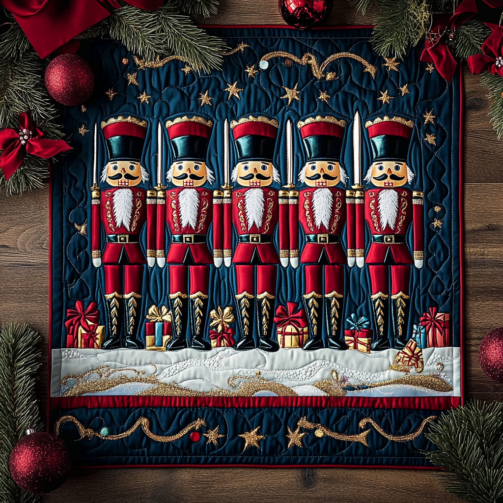 Christmas Nutcracker TAI101224564 Quilted Placemats