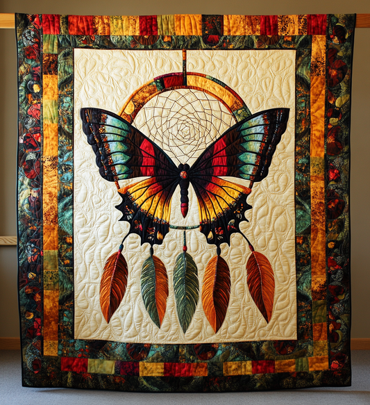 Butterfly Dreamcatcher DAI171224067 Quilt Blanket