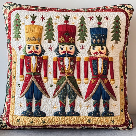 Christmas Nutcracker TAI181024537 Quilted Pillow Case