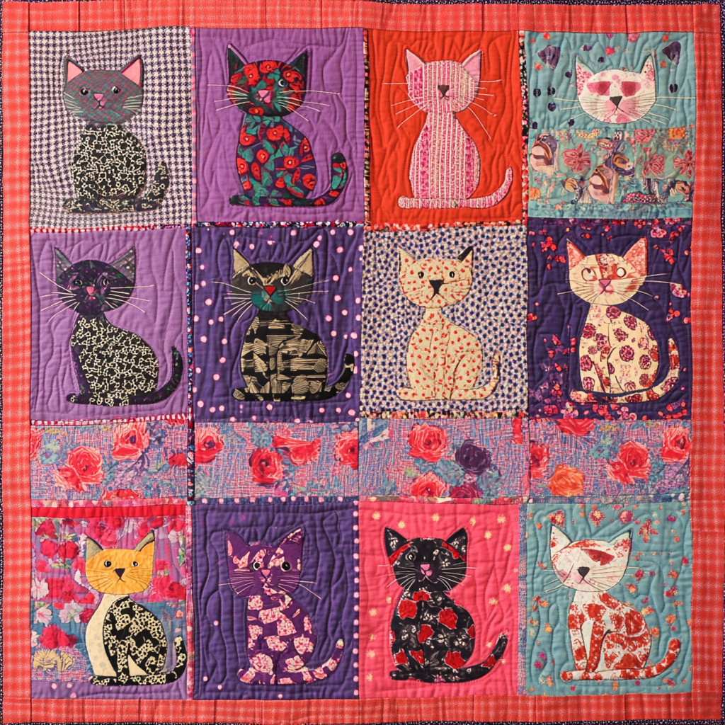 Cat DAI070824025 Quilt Blanket