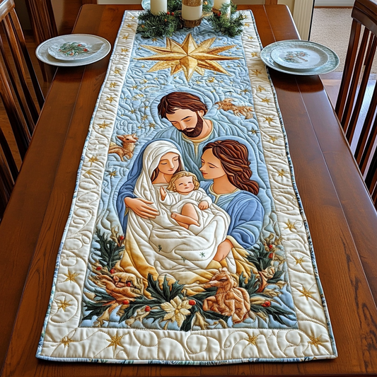 Nativity Scene TAI021024326 Quilted Table Runner