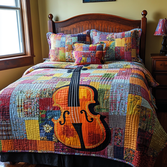 Violin DAI281124131 Quilt Bedding Set