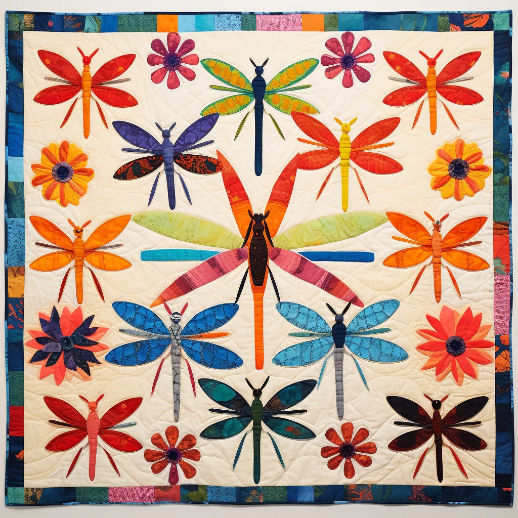 Dragonfly BL9112336 Quilt Blanket