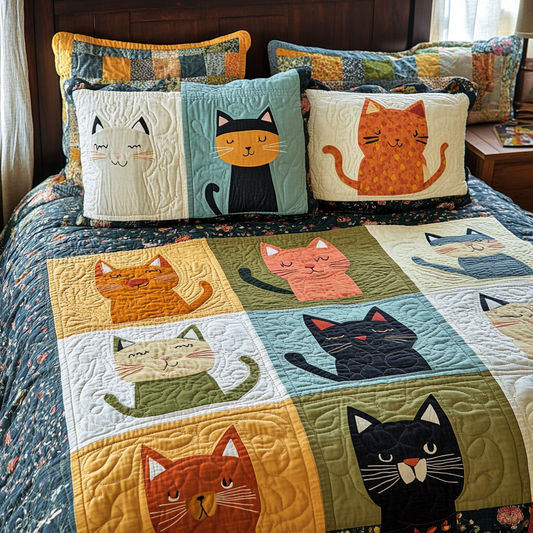 Cat DAI190824287 Quilt Bedding Set