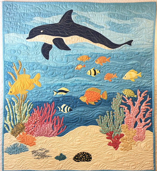 Sea Creatures DAI101224094 Quilt Blanket