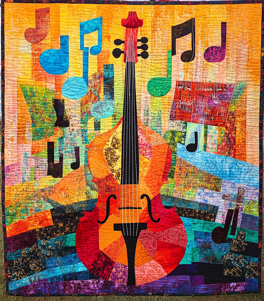 Violin DAI111124469 Quilt Blanket