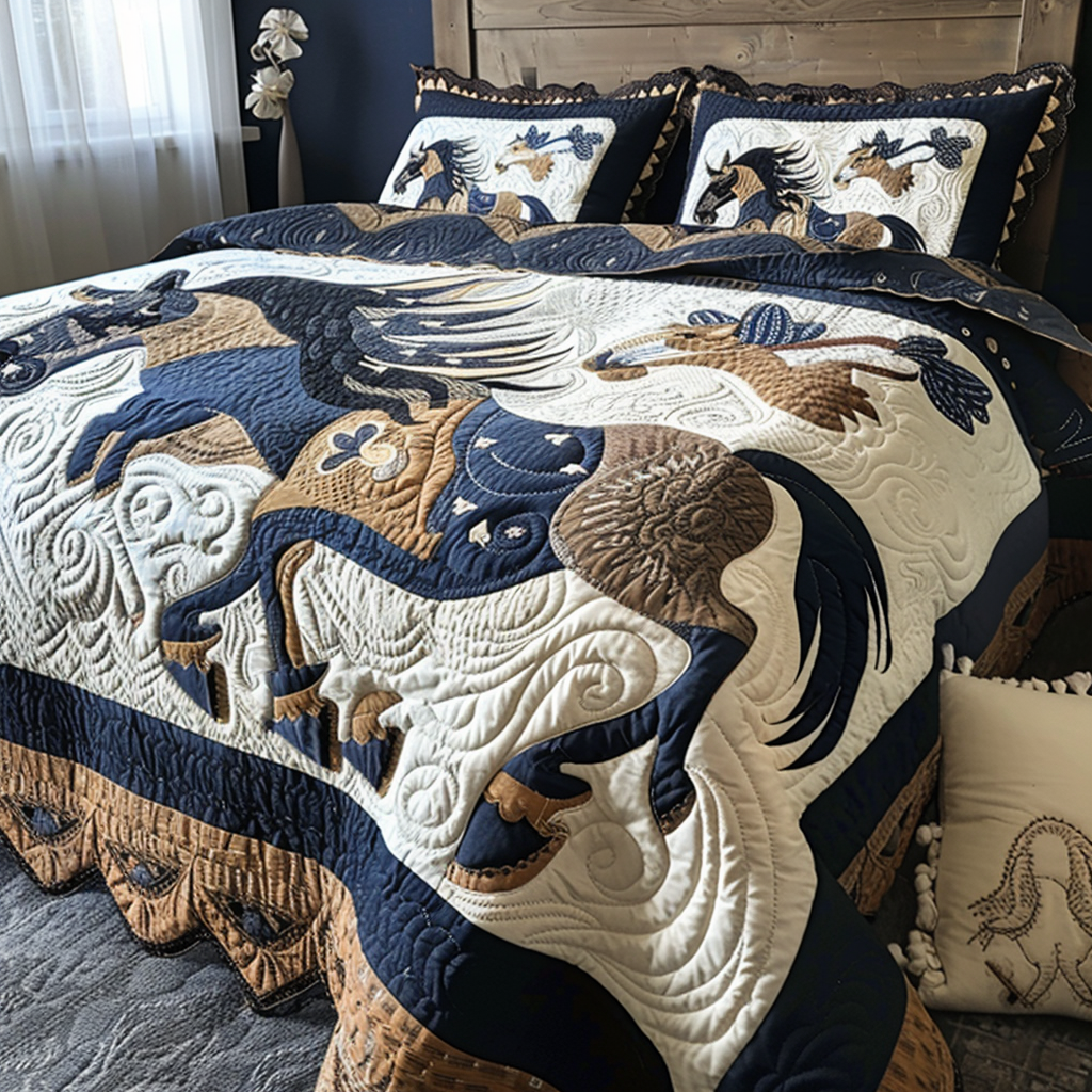 Horse TAI170724059 Quilt Bedding Set