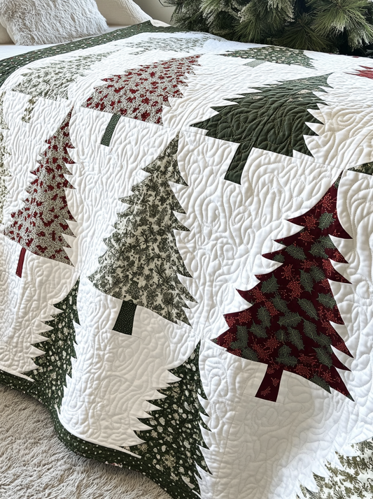 Christmas Tree TAI040924265 Quilt Blanket