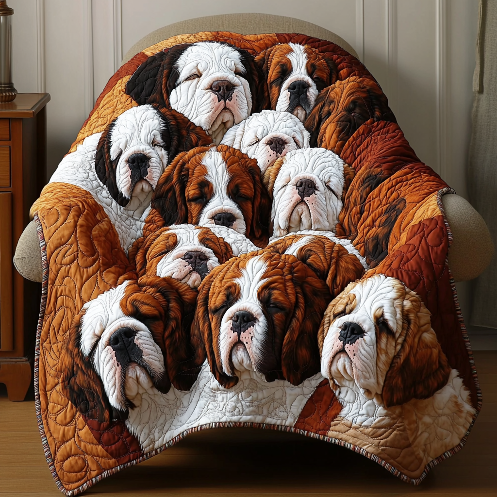 Saint Bernard TAI111124229 Quilt Blanket