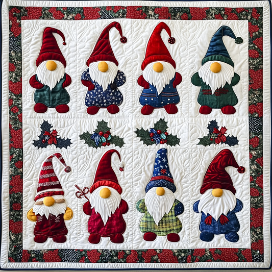 Christmas Gnome TAI260924053 Quilt Blanket