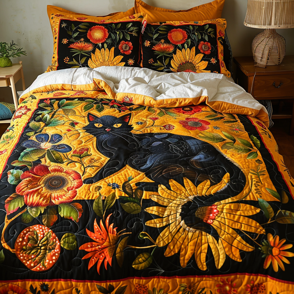 Cat TAI100724100 Quilt Bedding Set