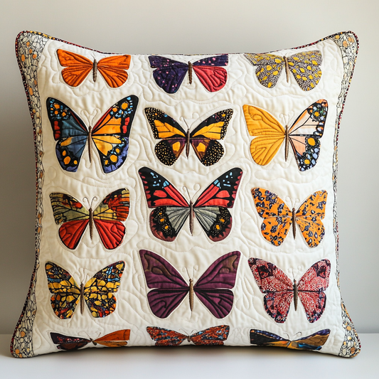 Butterfly TAI130824159 Quilted Pillow Case