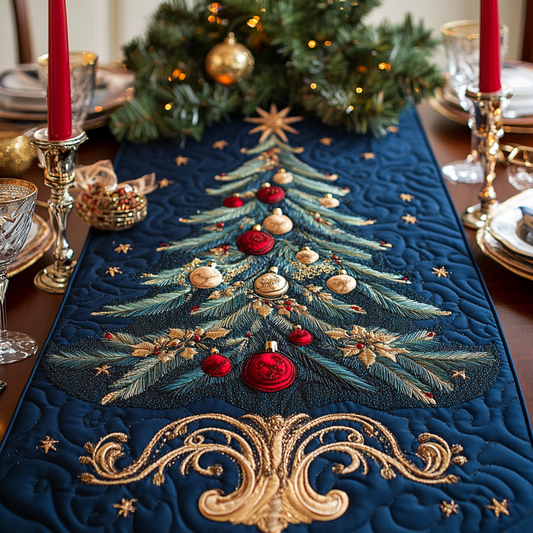 Christmas Tree TAI111124342 Quilted Table Runner