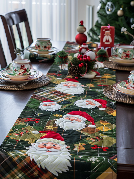 Christmas Santa TAI010824021 Quilted Table Runner