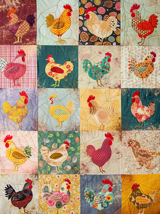 Chicken TAI030524011 Quilt Blanket