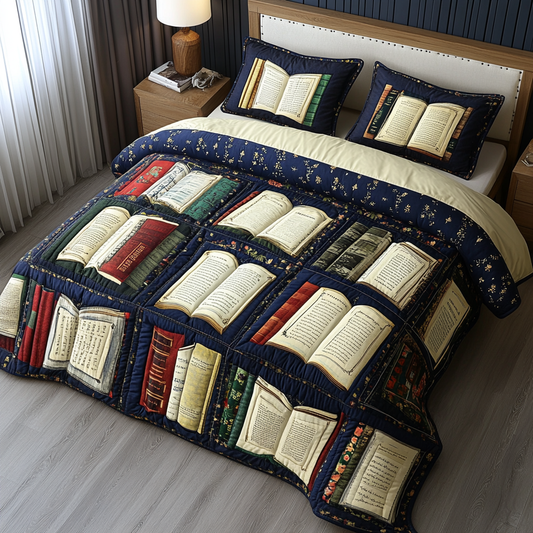 Books DAI051224124 Quilt Bedding Set