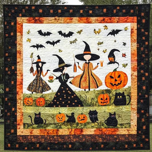 Halloween Witches TAI040924280 Quilt Blanket