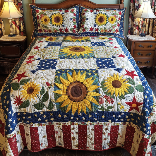 Sunflower TAI100724064 Quilt Bedding Set