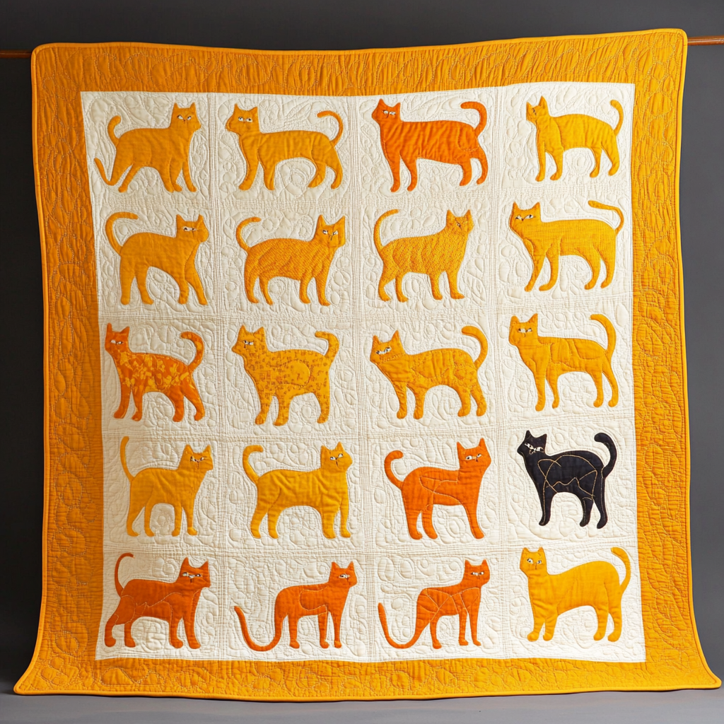 Cat DAI070824018 Quilt Blanket